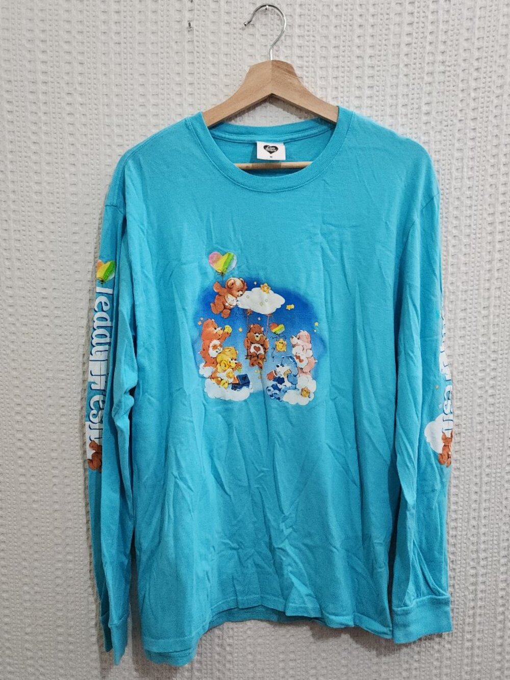 Teddy Fresh x Care Bears Blue Graphic Tee Size Medium